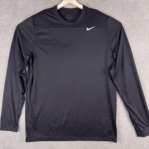 Nike Legend Shirt Mens XL Tall Black Dri-FIT Lightweight Athletic Tee DX0993-010